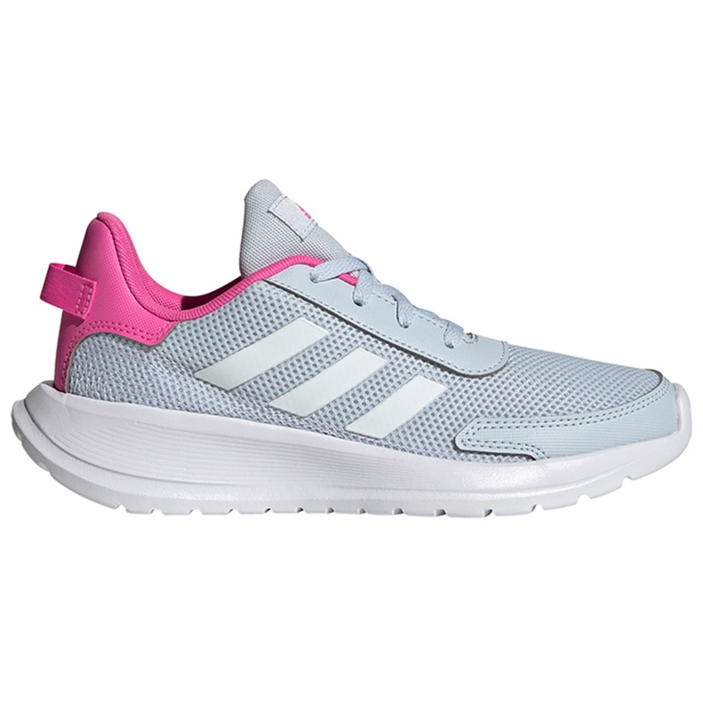 Sapatos infantis Adidas Tensaur Run K cinza-rosa FY7288