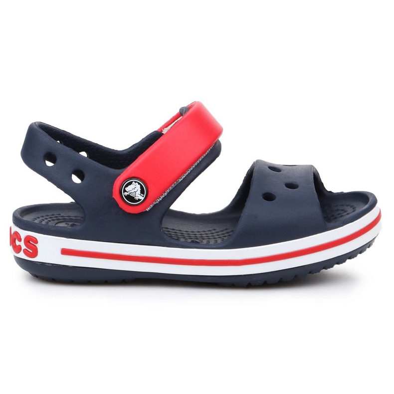 Crocs Crocband Sandal Jr 12856-485 branco vermelho azul marinho