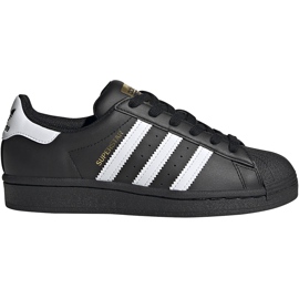 Sapatos infantis Adidas Superstar J pretos EF5398