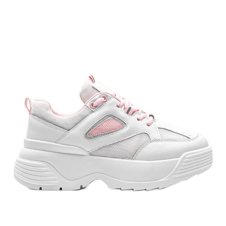 Tênis branco com sola de Jaida grossa