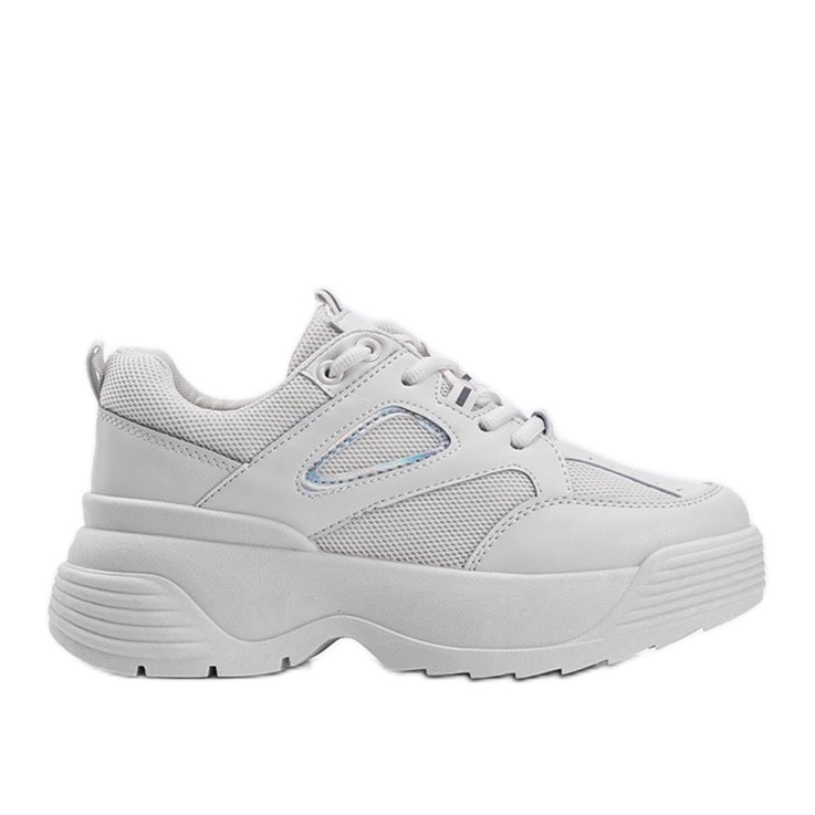 Tênis bege com sola Jaida grossa