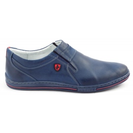 Polbut Brogues Masculino Couro 362 Azul Marinho azul-marinho
