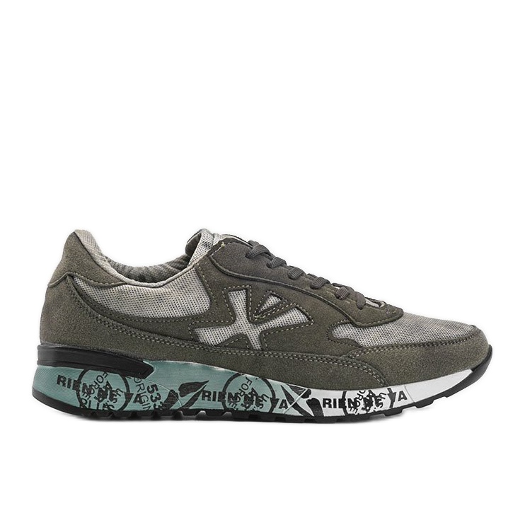 Tênis masculino cáqui Omarion multicolorido verde