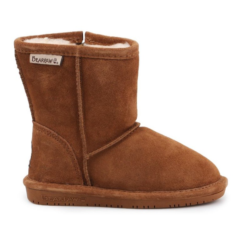 Sapatos de inverno BearPaw Emma Toddler 608TZ castanho preto