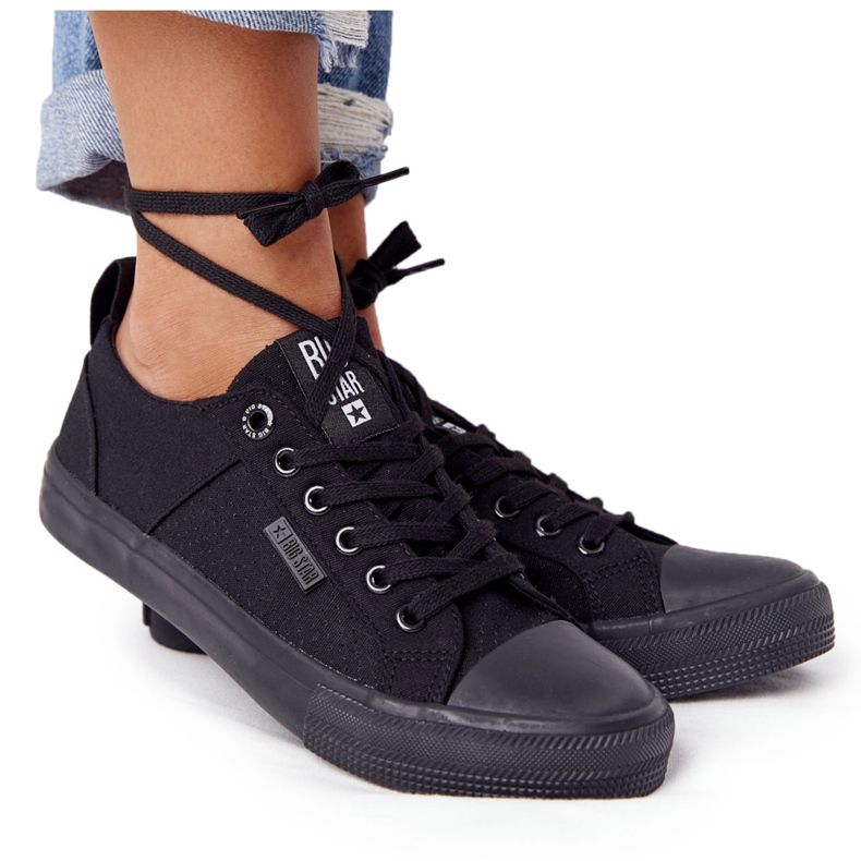 Tênis feminino Big Star HH274018 preto