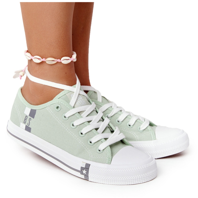 Tênis clássico feminino Big Star HH274112 verde