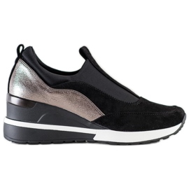 Sapatos VINCEZA Slip On preto