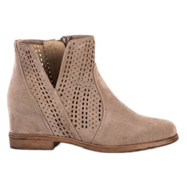 Filippo Botas de molas abertas castanho Filippo Botas de molas abertas castanho