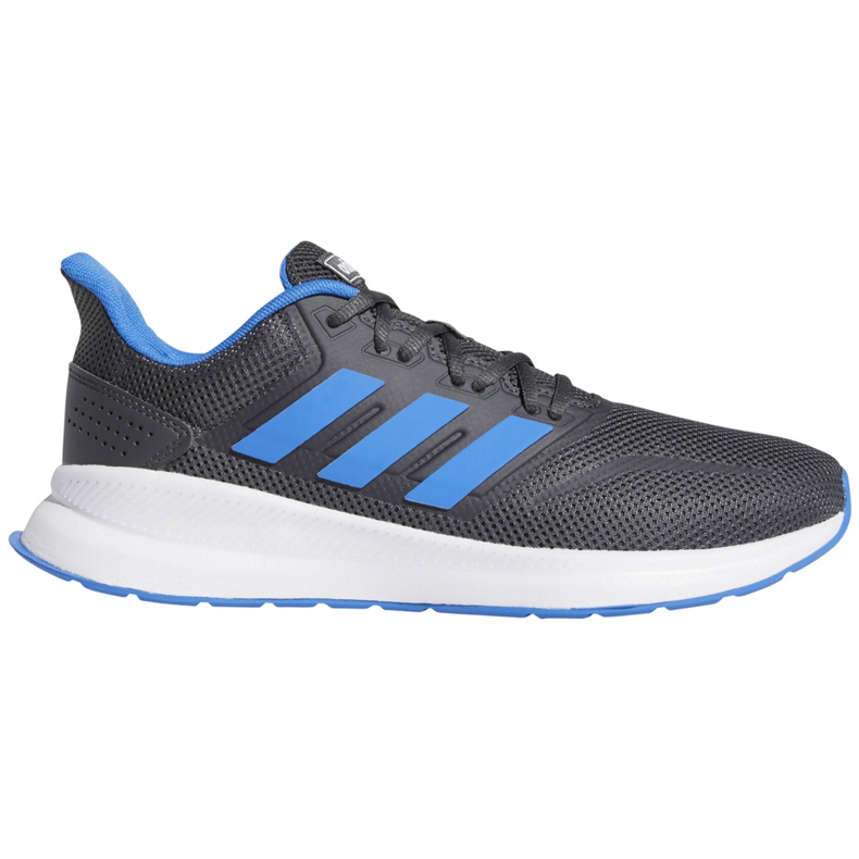 Tênis de corrida masculino adidas Runfalcon cinza azul G28730