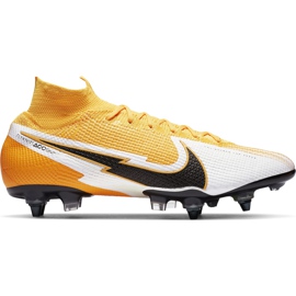 Chuteira Nike Mercurial Superfly 7 Elite SG-Pro Ac AT7894 801 laranja laranja