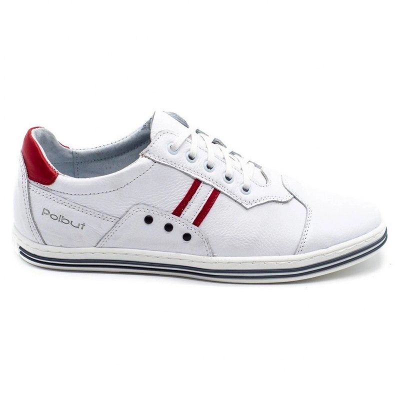 Polbut Sapatos masculinos casuais 1801L branco