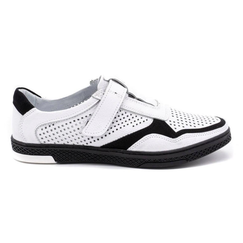 Polbut Sapatos casuais masculinos de couro 2102L branco