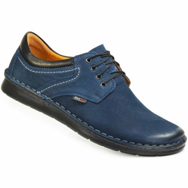 Kampol Sapatos casuais masculinos 11/54 azul marinho azul-marinho