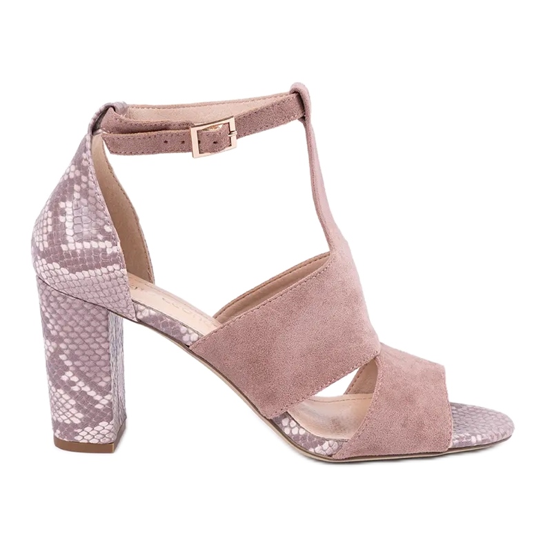 Build -Up Sandals Sergio Leone rosa