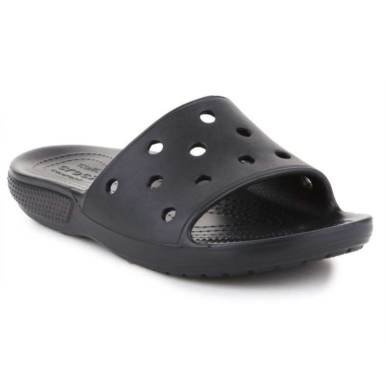 Crocs Slide Classic Black 206121-001 Flip-flops preto