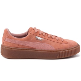 Puma Camurça Plataforma Animal W 365109 02 rosa