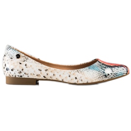 Snake Print Sergio Leone bailarinas multicolorido