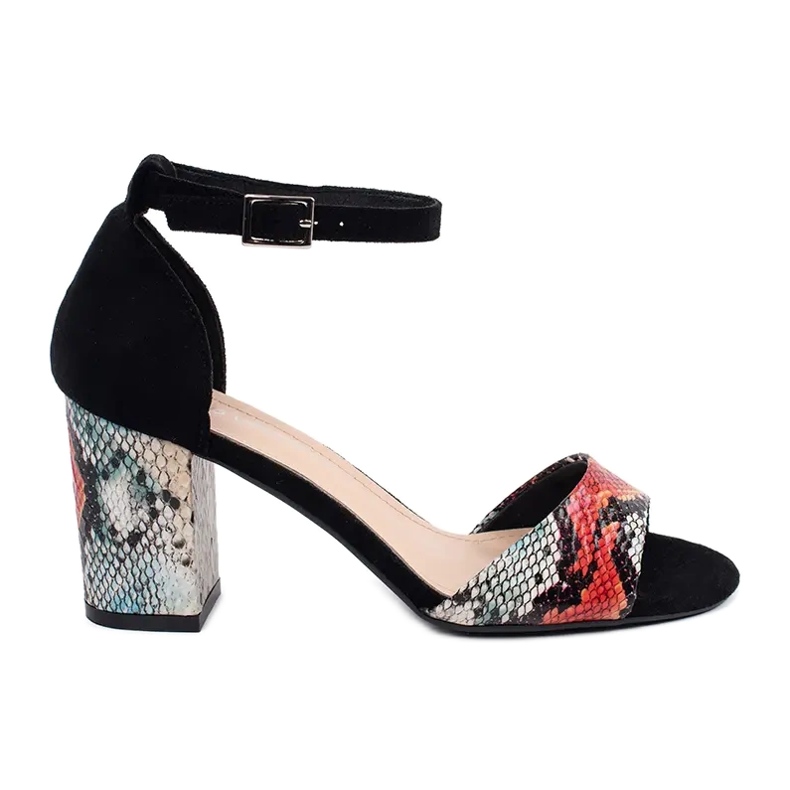 Sandálias elegantes Sergio Leone preto