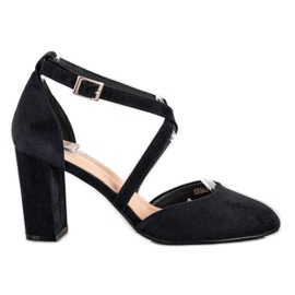 Bombas Com Fivela Sergio Leone preto