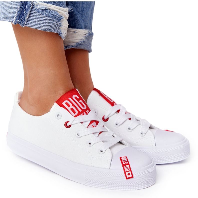 Tênis feminino Big Star HH274675 branco