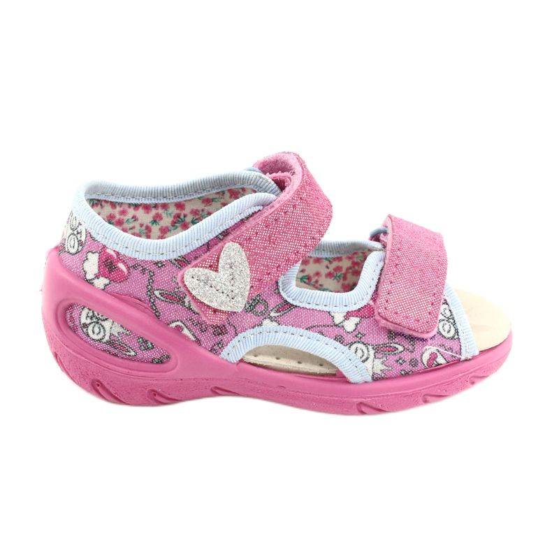 Sapatos infantis Befado pu 065P147 rosa