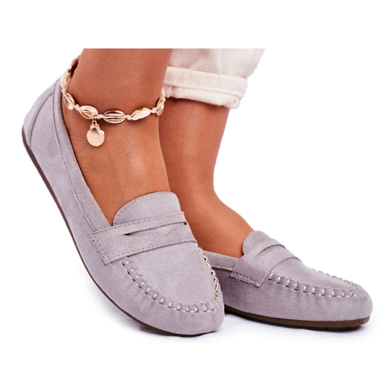 SEA Mocassim cinza Panay feminino