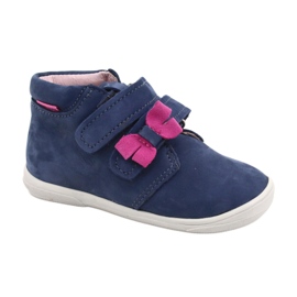 Mazurek Botas de meninas com um arco de 341 rosa marinha azul Mazurek Botas de meninas com um arco de 341 rosa marinha azul