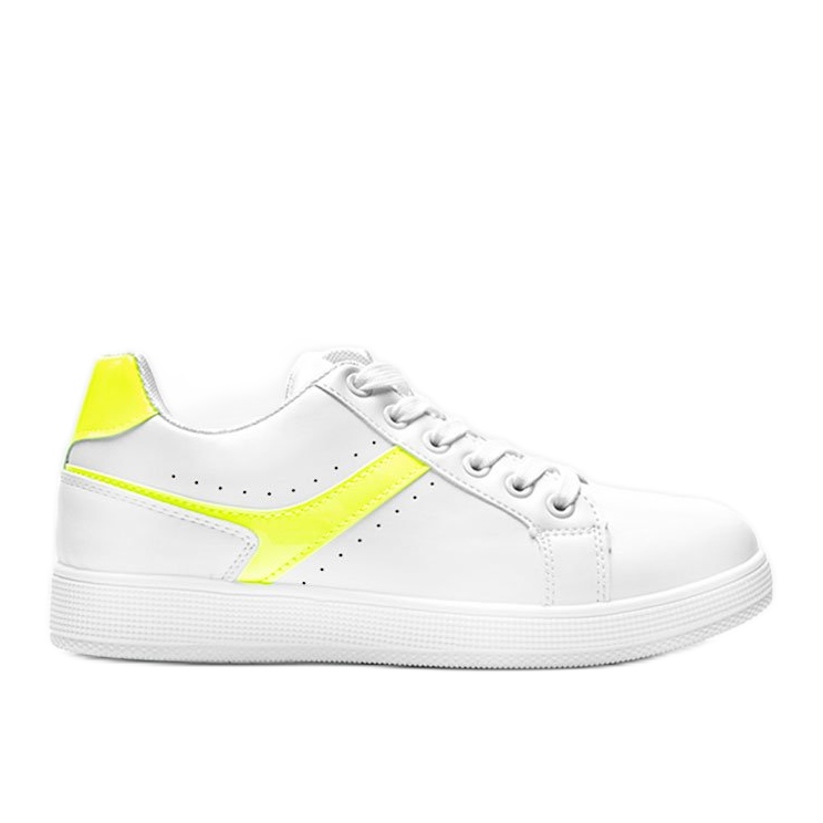 Tênis feminino branco Neon Green Meadow