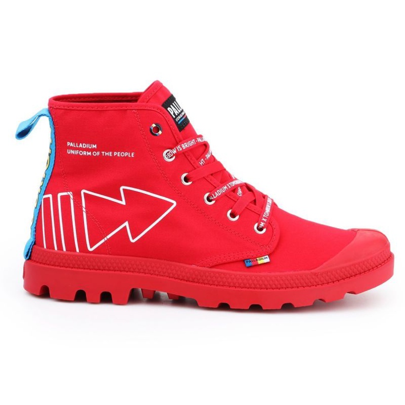 Sapatos Palladium Pampa Dare Pc U 76862-633-M vermelho