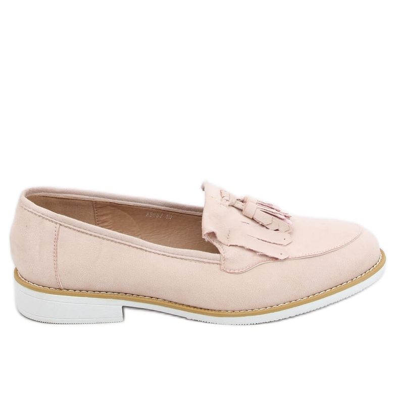 Mocassins bege feminino AB687 Nude
