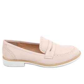 Mocassins bege feminino AB689 Nude