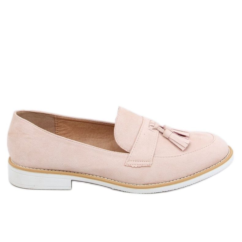 Mocassins bege feminino AB695 Nude