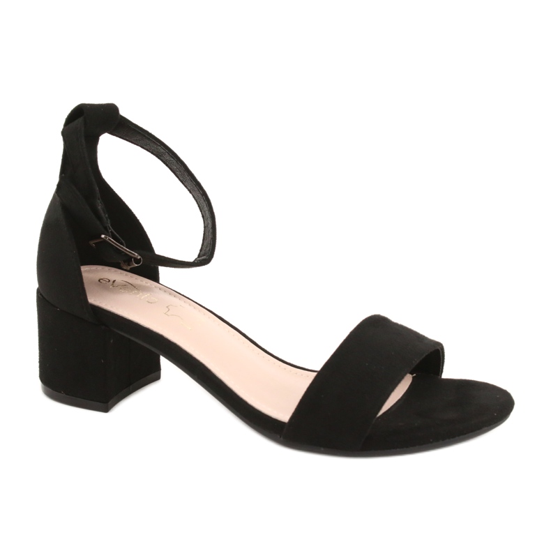 Evento Sandálias pretas clássicas de salto alto 20SD98-1618 preto