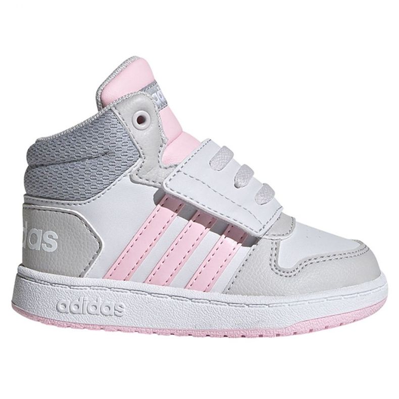 Sapatos Adidas Hoops Mid 2.0 I Jr FY9290 rosa cinza