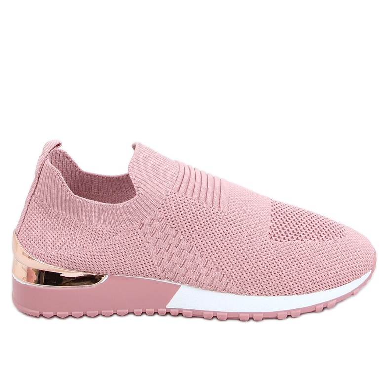Meias rosa sapatos esportivos LDH006 rosa
