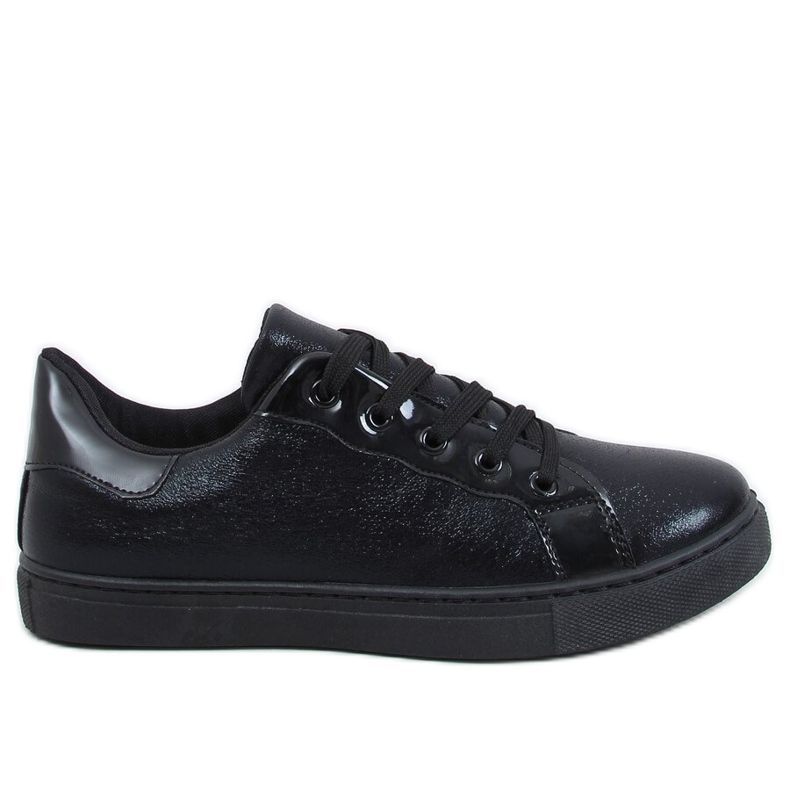 Tênis femininos negros A6021 Preto