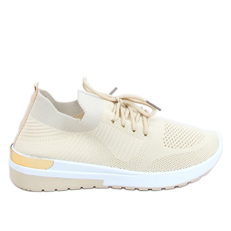 Meias esportivas bege G-363 Sapatos bege