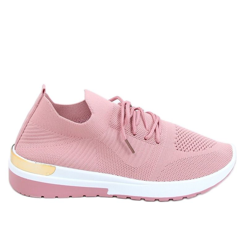 Pink G-363 Meias rosa sapatos esportivos