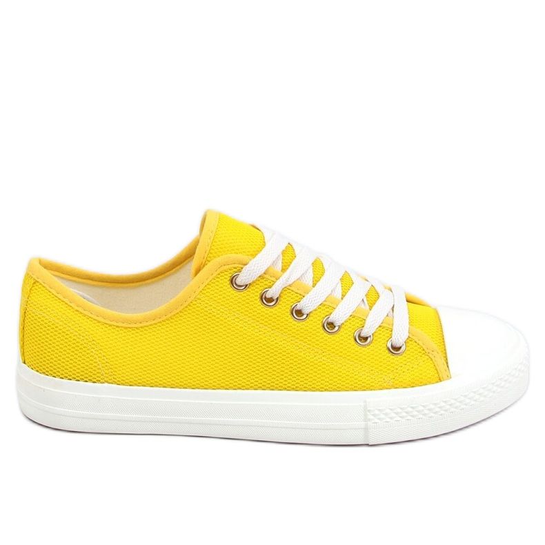 Tênis feminino amarelo 3176 Amarelo