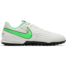 Chuteira Nike Tiempo Legend 8 Academy Tf AT6100 030 branco branco