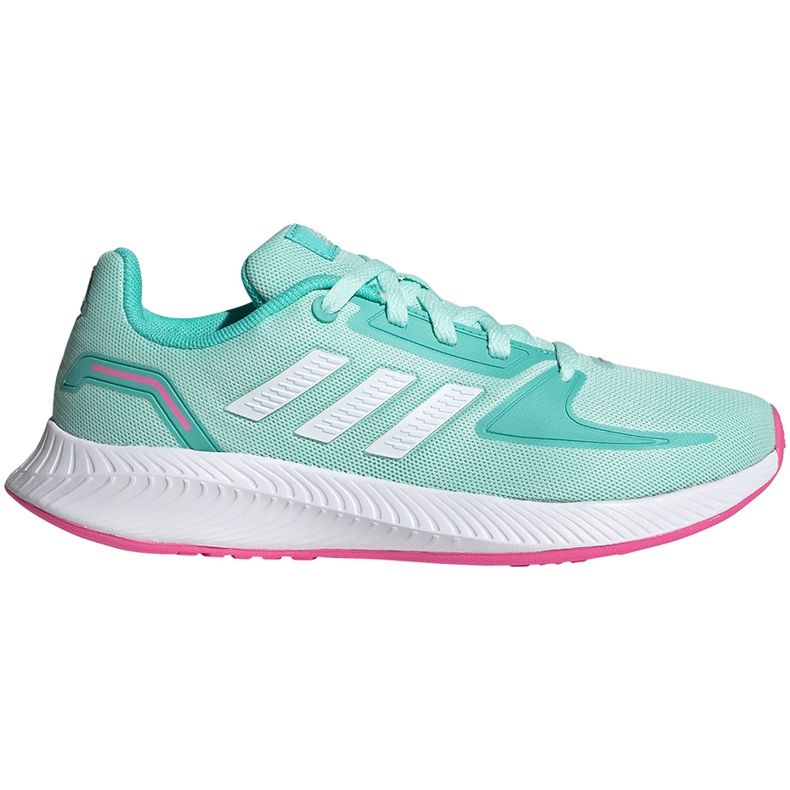 Sapatos infantis Adidas Runfalcon 2.0 K rosa menta FY9502 verde