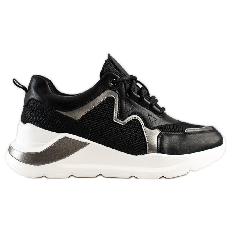 Weide Tênis elegantes e confortáveis preto