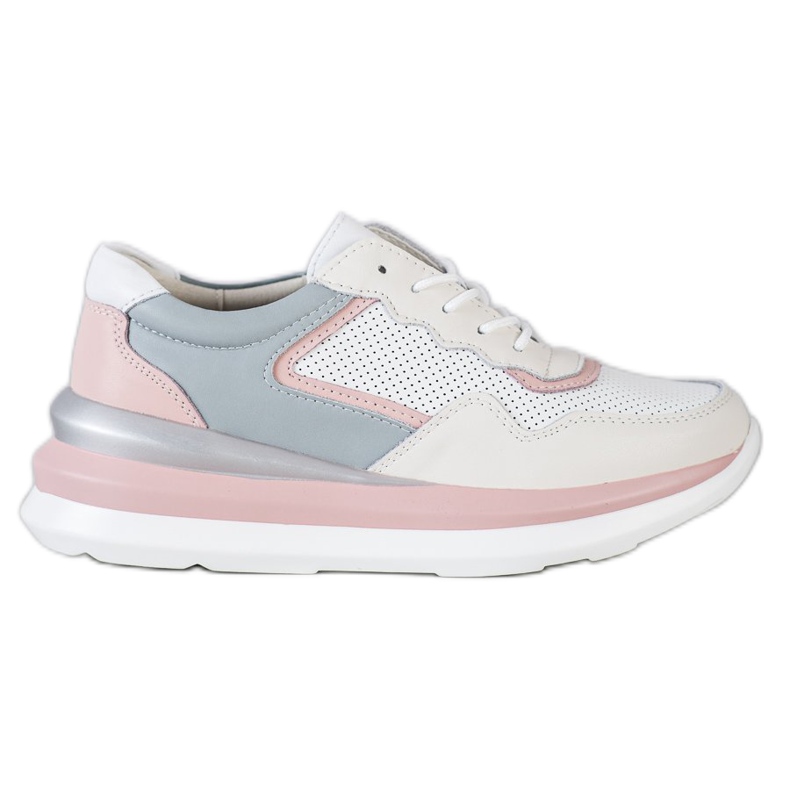 ARTIKER Tênis de couro na plataforma multicolorido