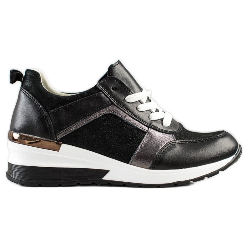 Tênis com glitter VINCEZA preto