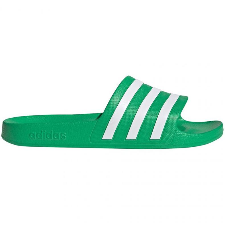 Chinelos Adidas Adilette Aqua verdes FY8048 branco