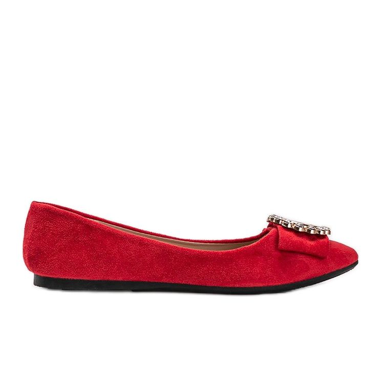 Bailarinas vermelhas com fivela Ciara vermelho Bailarinas vermelhas com fivela Ciara vermelho