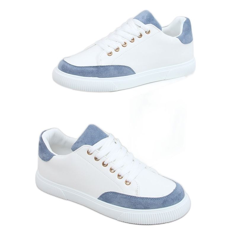 Tênis branco feminino 6110 Blue