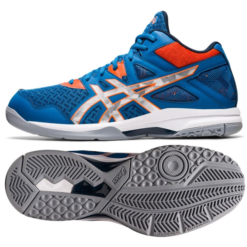 Asics GEL-TASK Mt 2 M 1071A036 400 tênis de vôlei multicolorido azul Asics GEL-TASK Mt 2 M 1071A036 400 tênis de vôlei multicolorido azul