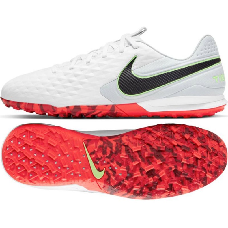 Chuteiras Nike Tiempo Legend 8 Pro Tf M AT6136 106 multicolorido branco