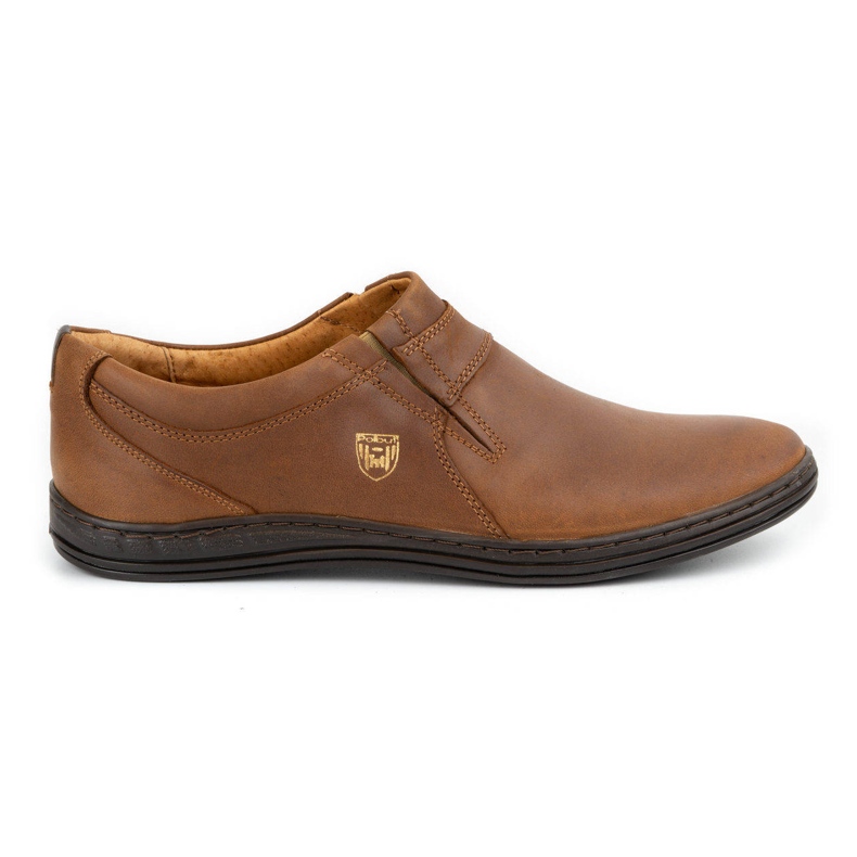 Polbut Sapatos masculinos Couro 362 Camel castanho